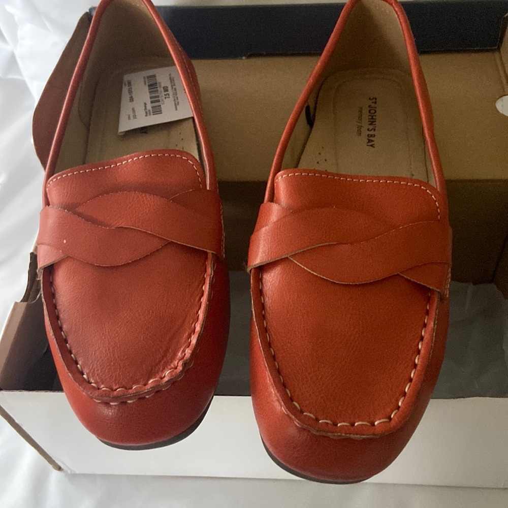 St johns Bay brand new loafers. Very wide shoe